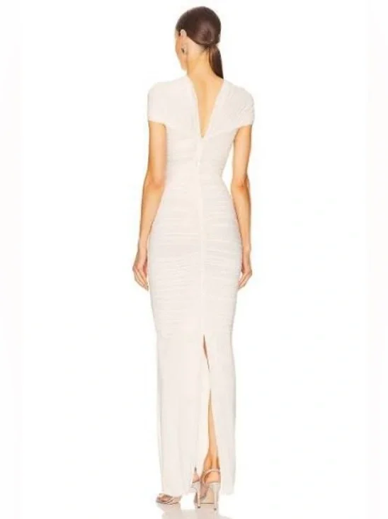 Ronny Kobo Nasha Dress in Ivory - Picture 2 of 6